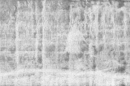 Black Halftone Texture On White Background. Modern Dotted Futuristic Backdrop. Fade Noise Overlay. Digitally Generated Image. Pop Art Style. Vector illustration, Eps 10.のイラスト素材