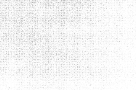 White And Gray Halftone Dotted Backdrop. Abstract Polka Dots Pattern. Pop Art Style Background. Silver Explosion Of Confetti. Digitally Generated Image. Vector illustration, Eps 10.のイラスト素材