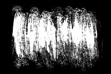 Scribble hand drawn in chalk on black background. Monochrome stain element. digitally generated image. Vector illustration, Eps 10.のイラスト素材