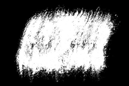 Scribble hand drawn in chalk on black background. Monochrome stain element. digitally generated image. Vector illustration, Eps 10.のイラスト素材