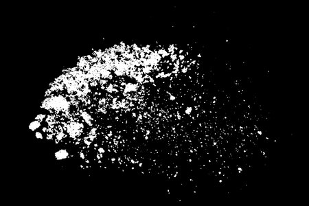 White splash isolated on black background. Abstract vector explosion. digitally generated image. Illustration, EPS 10.のイラスト素材