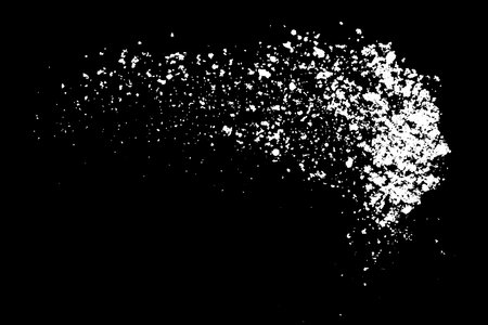 White splash isolated on black background. Abstract vector explosion. digitally generated image. Illustration, EPS 10.のイラスト素材