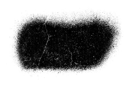 Black grain texture isolated on white background. Dust overlay. Dark noise granules. digitally generated image. vector design elements. Illustration, Eps 10.のイラスト素材