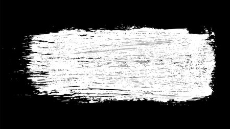 Scribble hand drawn in chalk on black background. Monochrome stain element. digitally generated image. Vector illustration, Eps 10.のイラスト素材