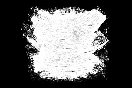Scribble hand drawn in chalk on black background. Monochrome stain element. digitally generated image. Vector illustration, Eps 10.のイラスト素材