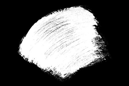 Scribble hand drawn in chalk on black background. Monochrome stain element. digitally generated image. Vector illustration, Eps 10.のイラスト素材