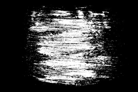 Scribble hand drawn in chalk on black background. Monochrome stain element. digitally generated image. Vector illustration, Eps 10.のイラスト素材