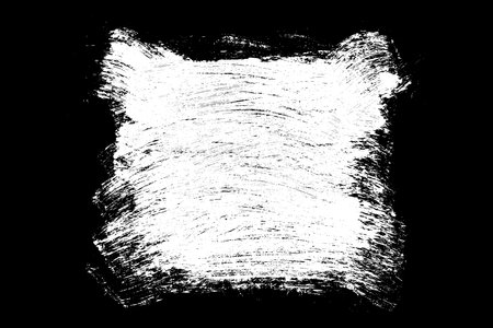 Scribble hand drawn in chalk on black background. Monochrome stain element. digitally generated image. Vector illustration, Eps 10.のイラスト素材