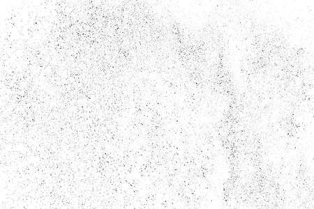Distressed black texture. Dark grainy texture on white background. Dust overlay textured. grain noise particles. Rusted white effect. Grunge design elements. Vector illustration, EPS 10.のイラスト素材