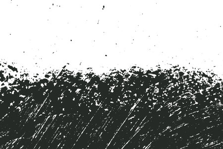 Grunge black texture. Dark grainy texture on white background. Dust overlay textured. grain noise particles. Rusted white effect. design elements. Vector illustration, EPS 10.のイラスト素材