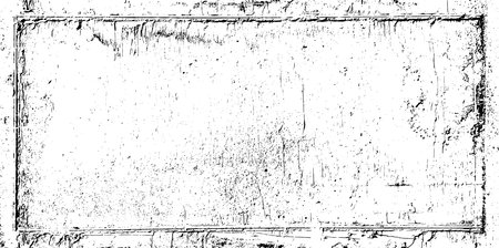 Grunge black texture. Wide horizontal long banner. Dark grain texture on white background. Dust overlay textured. grain noise particles. Rusted white effect. Vector illustration, EPS 10.のイラスト素材