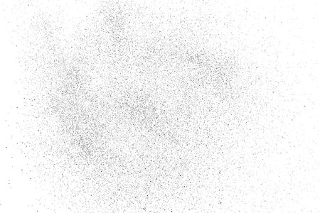 Distressed black texture. Dark grainy texture on white background. Dust overlay textured. grain noise particles. Rusted white effect. Grunge design elements. Vector illustration, EPS 10.のイラスト素材