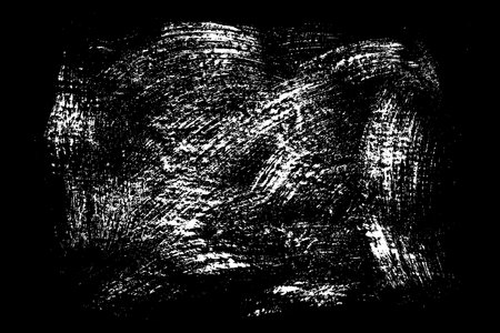 Scribble hand drawn in chalk on black background. Monochrome stain element. digitally generated image. Vector illustration, Eps 10.のイラスト素材