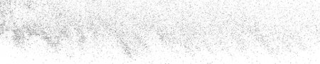 Black Halftone Texture On White Background. Modern Dotted Futuristic Backdrop. Fade Noise Overlay. Wide horizontal long banner for site. Pop Art Style. Vector illustration, Eps 10.のイラスト素材