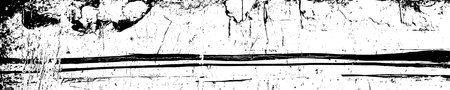 Grunge black texture. Wide horizontal long banner. Dark grain texture on white background. Dust overlay textured. grain noise particles. Rusted white effect. Vector illustration, EPS 10.のイラスト素材