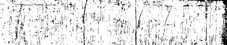 Grunge black texture. Wide horizontal long banner. Dark grain texture on white background. Dust overlay textured. grain noise particles. Rusted white effect. Vector illustration, EPS 10.のイラスト素材