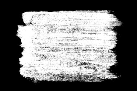 Scribble hand drawn in chalk on black background. Monochrome stain element. digitally generated image. Vector illustration, Eps 10.のイラスト素材