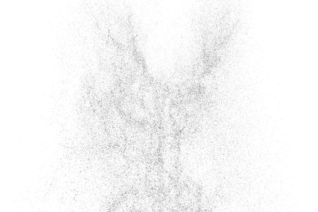 Distressed black texture. Dark grainy texture on white background. Dust overlay textured. grain noise particles. Rusted white effect. Grunge design elements. Vector illustration, EPS 10.のイラスト素材