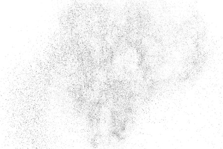 Distressed black texture. Dark grainy texture on white background. Dust overlay textured. grain noise particles. Rusted white effect. Grunge design elements. Vector illustration, EPS 10.のイラスト素材
