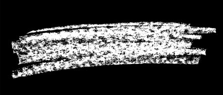 Scribble hand drawn in chalk on black background. Monochrome stain element. digitally generated image. Vector illustration, Eps 10.のイラスト素材