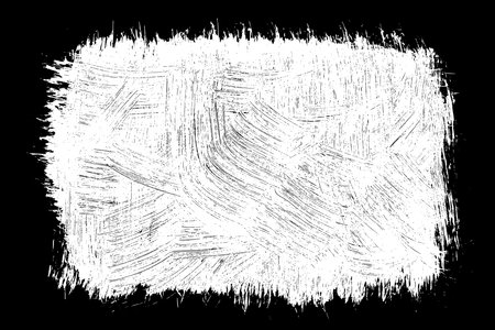 Scribble hand drawn in chalk on black background. Monochrome stain element. Digitally generated image. Vector illustration, Eps 10.のイラスト素材