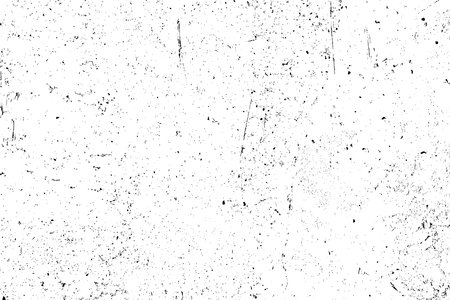 Distressed black texture. Dark grainy texture on white background. Dust overlay textured. Grain noise particles. Rusted white effect. Grunge design elements. Vector illustration, EPS 10.のイラスト素材