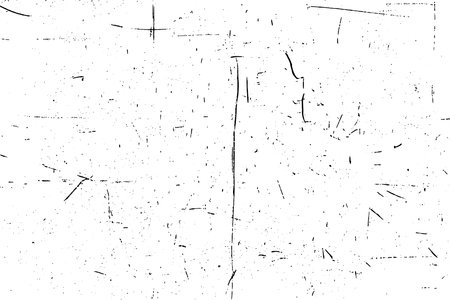 Distressed black texture. Dark grainy texture on white background. Dust overlay textured. Grain noise particles. Rusted white effect. Grunge design elements. Vector illustration, EPS 10.のイラスト素材