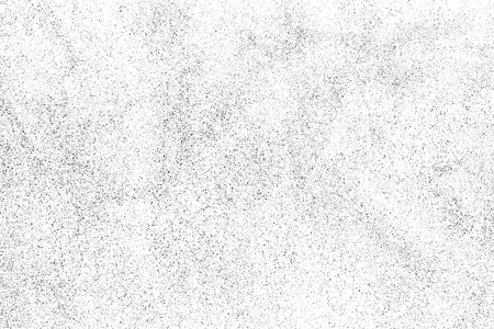 Black texture overlay. Dust grainy texture on white background. Grain noise stamp. Old paper. Grunge design elements. Vector illustration.のイラスト素材