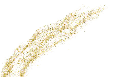 Gold Vector Texture Pattern on White Background. Light Golden Confetti. Yellow Illustration Backdrop. Design Element. eps 10.のイラスト素材