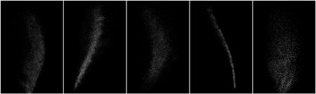 White grainy texture. Abstract dust overlay. Grain noise. White explosion on black background. Splash realistic effect. Set vector illustration, eps 10.のイラスト素材