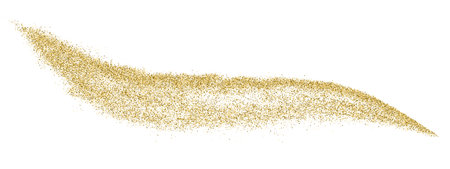 Gold Vector Texture Pattern on White Background. Light Golden Confetti. Yellow Illustration Backdrop. Design Element. eps 10.のイラスト素材