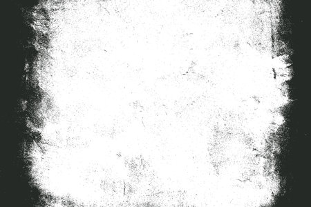 Black and white grunge. Distress overlay texture. Abstract surface dust and rough dirty wall background concept. Worn, torn, weathered effect. Vector illustration, EPS 10.のイラスト素材