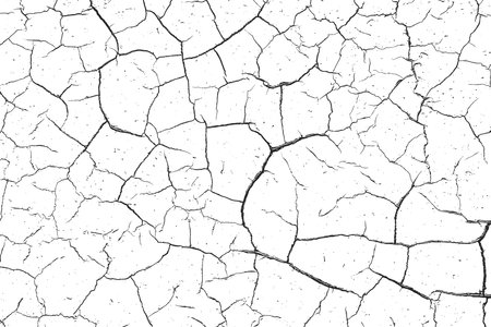 Black wall grunge texture. Dark Ñracked grainy texture on white background. Dust overlay textured. Grain noise particles. Weathered effect. Scratches pattern. Vector illustration, EPS 10.のイラスト素材