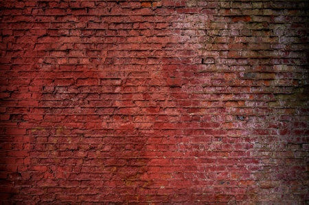 Wall brick texture. Old pattern red stone. Bricks architecture building. Brick wall brown construction. Abstract textured block surface.の写真素材