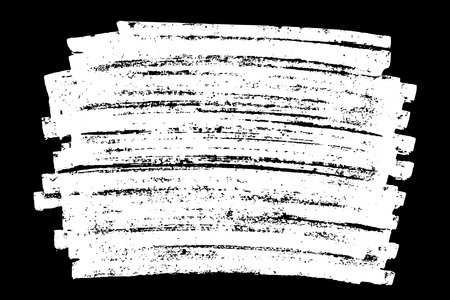 Scribble hand drawn in chalk on black background. Monochrome stain element. Digitally generated image. Vector illustration, Eps 10.のイラスト素材