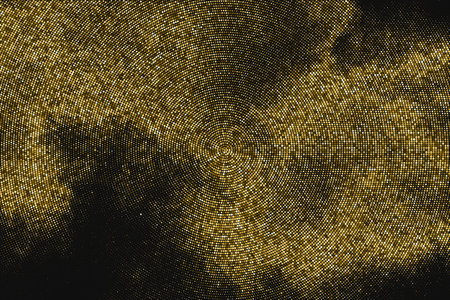 Gold Glitter Halftone Dotted Backdrop. Comic texture. Abstract Circular Retro Pattern. Pop Art Style Background. Golden Explosion Of Confetti. Vector Illustration, Eps 10.のイラスト素材