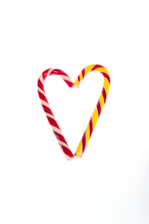 Declaration of love in the form of candy hearts for Valentine's Dayの写真素材