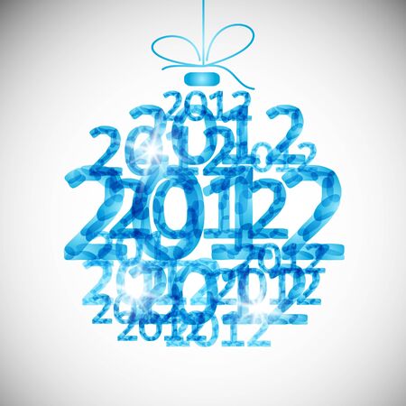 merry christmas toy ball xmas happy new year card celebration circleのイラスト素材