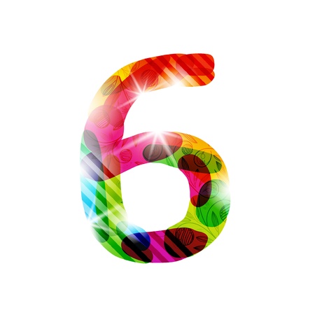 Number sixのイラスト素材