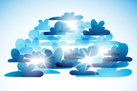 sky backgroundのイラスト素材