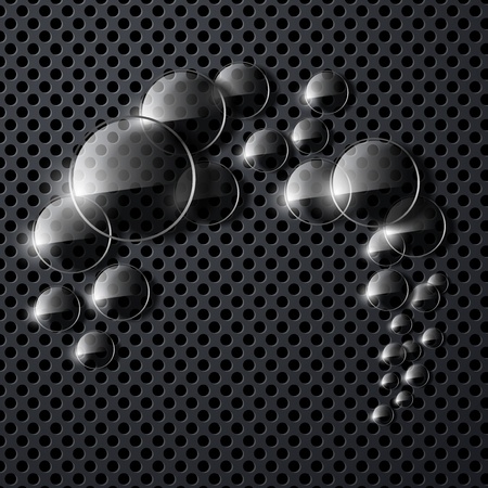 metal backgroundのイラスト素材