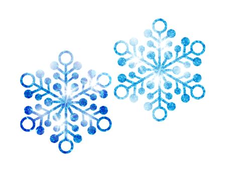 festive snowflake setの写真素材
