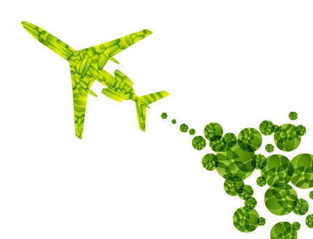 airplane, vector abstract background           のイラスト素材