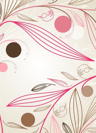 floral backgroundのイラスト素材