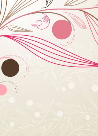 floral backgroundのイラスト素材