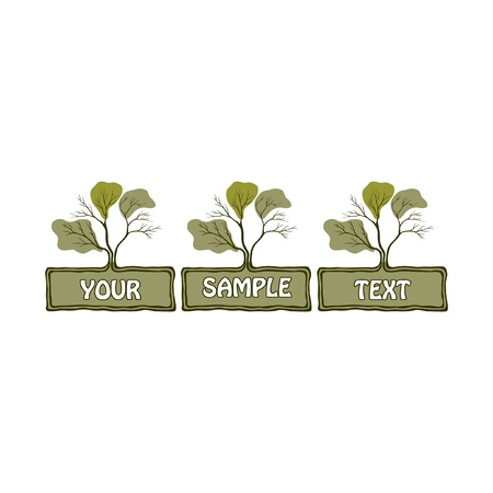 background with a treeのイラスト素材