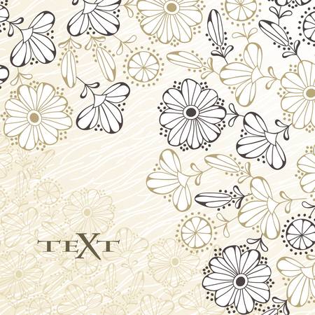 floral backgroundのイラスト素材