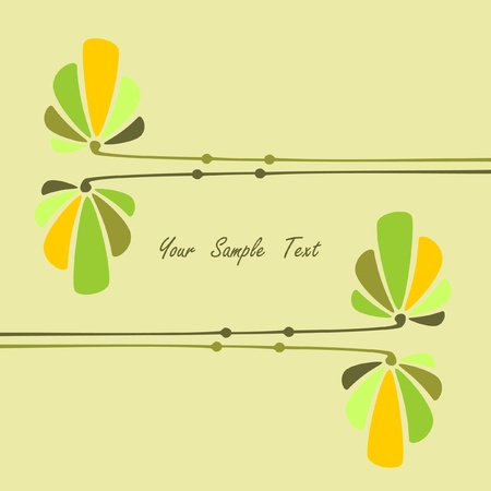 floral backgroundのイラスト素材