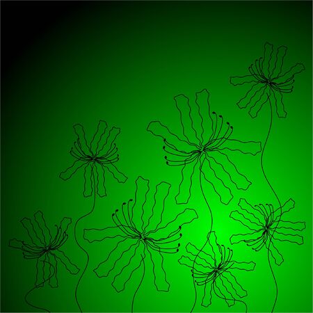 floral backgroundのイラスト素材