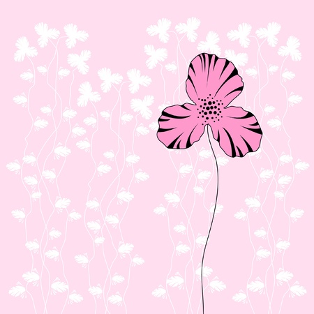 floral backgroundのイラスト素材